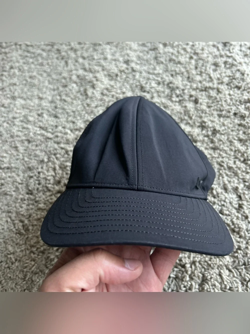 Melin MFLX Hydro Performance Cap Men Black Medium 58cm Fitted Coronado Panel Hat